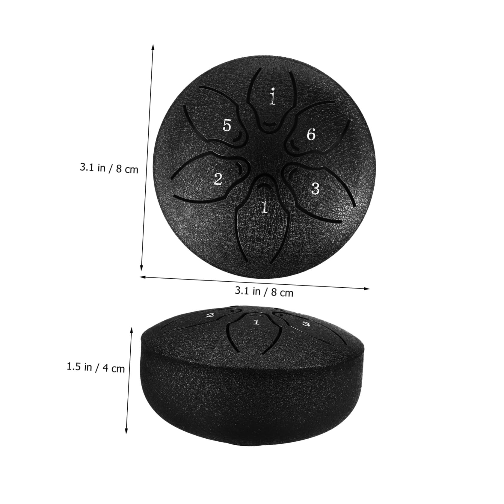 Yardwe Ethereal Tongue Drum with Notes for Outdoor Garden Use for Adults for Music Therapy Yoga and Relaxation Includes Music Book and Mallets