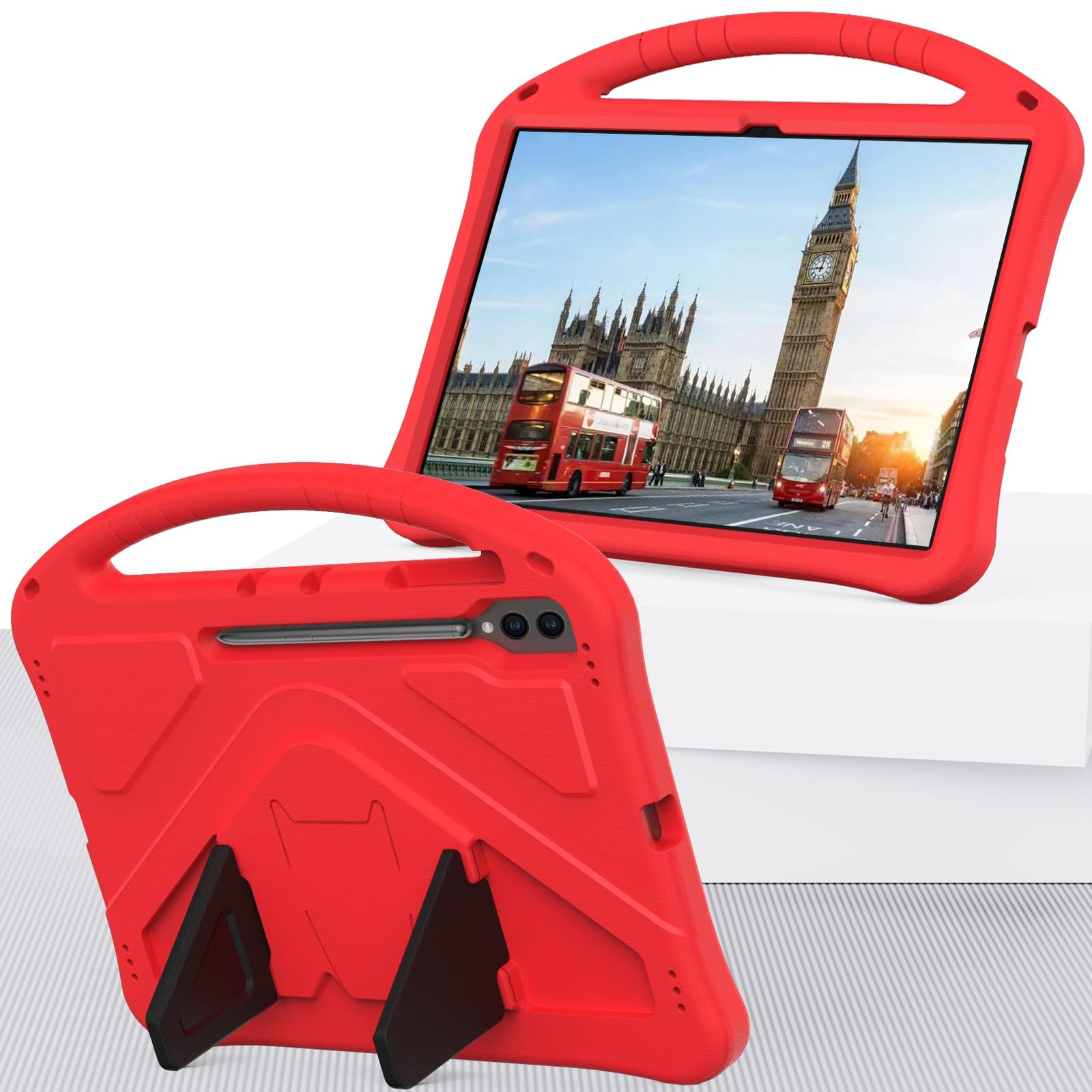 Coque antichoc Samsung Galaxy Tab S10 Ultra 14.6 résistante avec support - 8