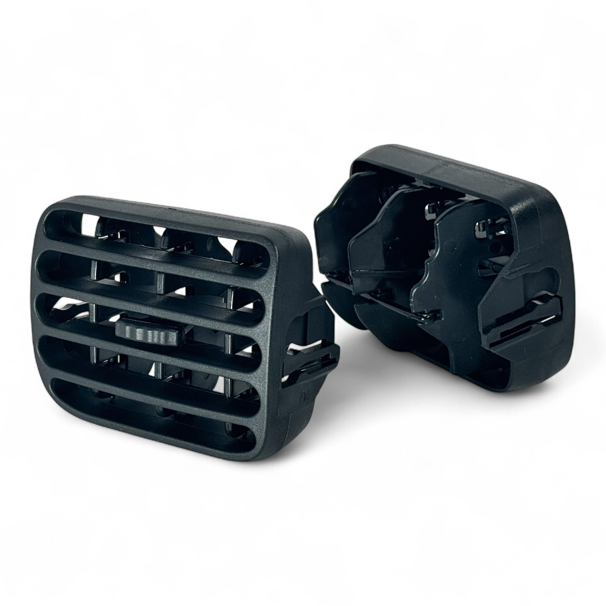 Set di 2 griglie di ventilazione anteriore centrale sinistra e destra per cruscotto compatibili con Renault Clio II e Thalia I OEM: 7702258279 7702258280