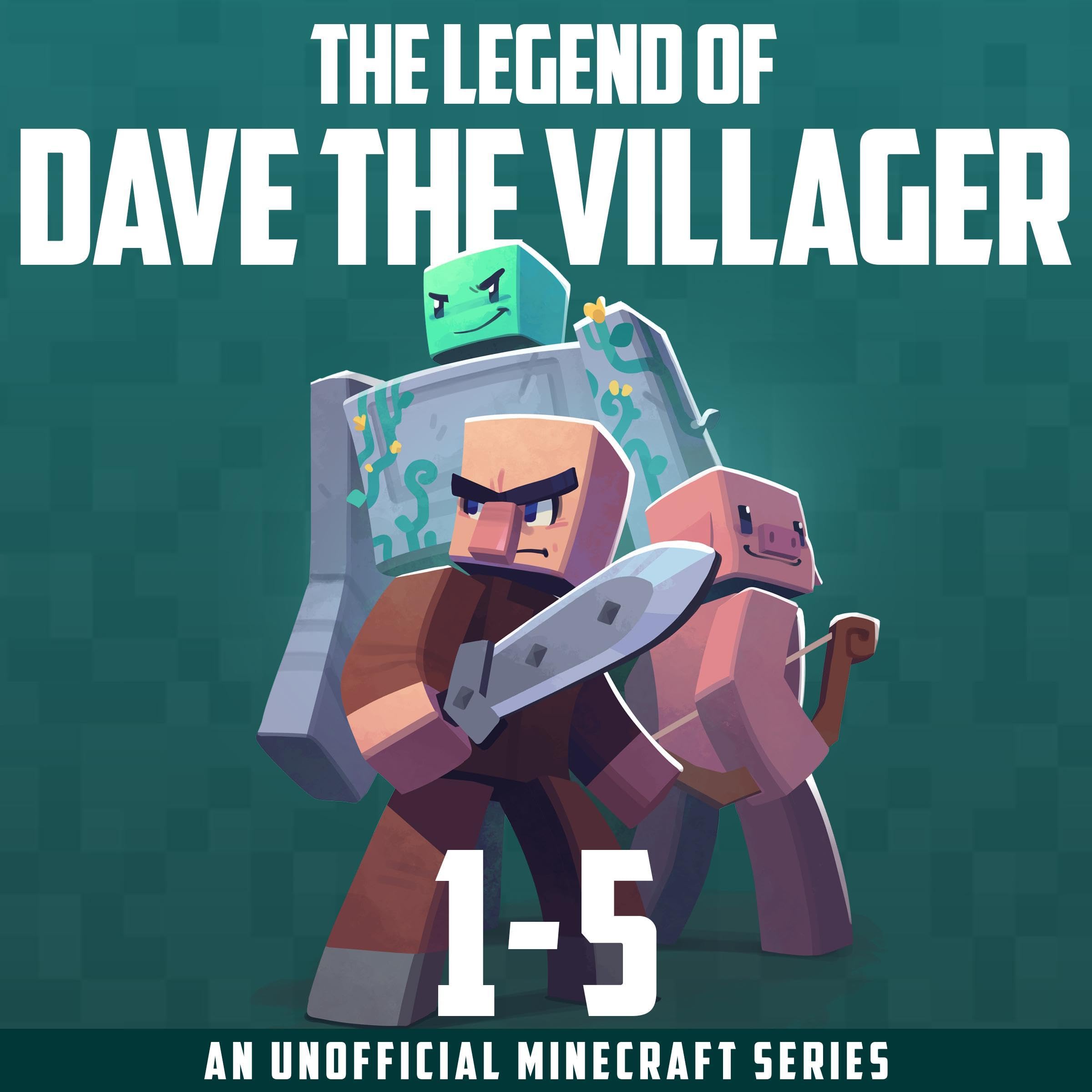 Cover art for The Legend of Dave the Villager Books 1–5