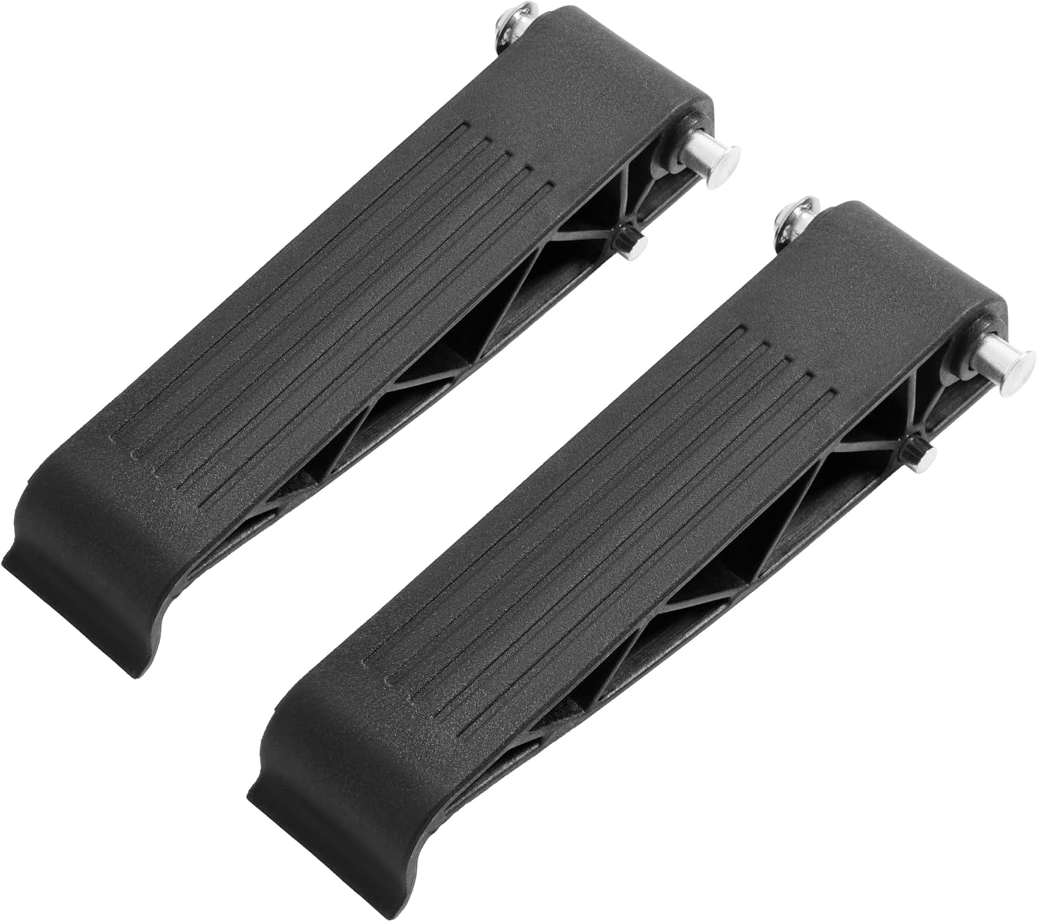 Reboarding Step Ladder Compatible with Garelick EEZ-in Boarding, Swim/Dive, Transom Ladders Replacement Step Rung Textured Black- 2 Pcs