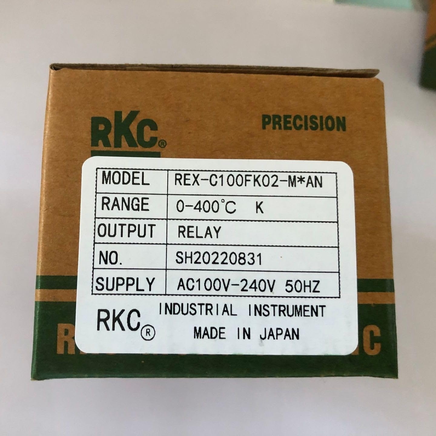 Contrôleur RKC REX-C100FK02 k Type 48x48 régulateur de température numérique industriel