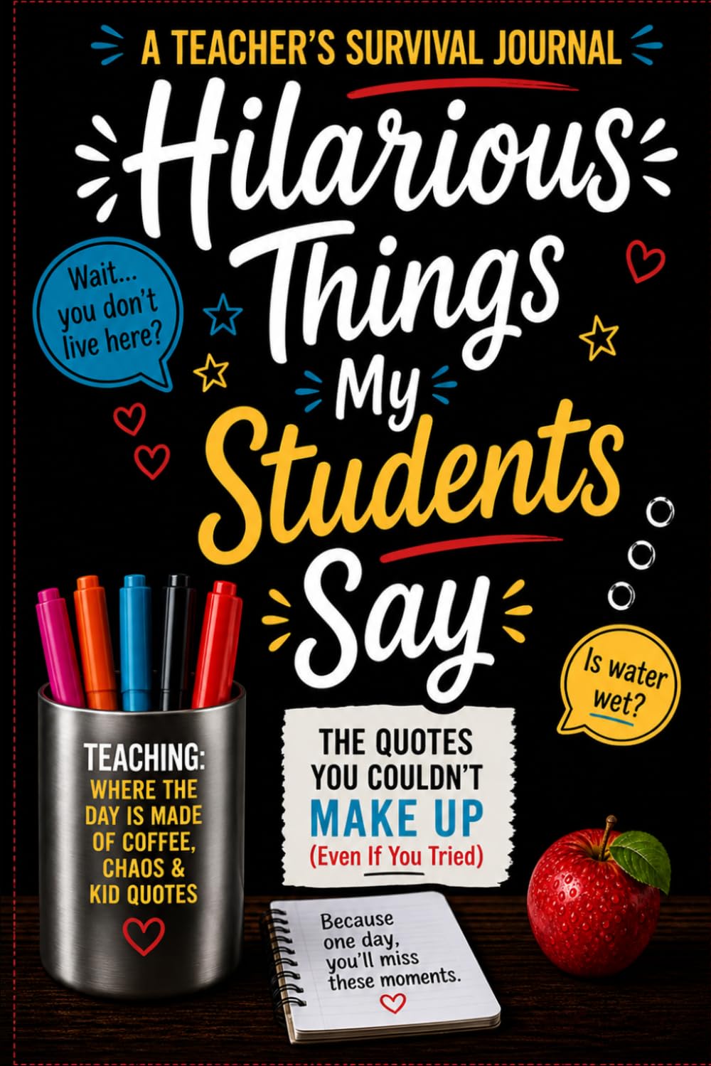 Hilarious Things My Students Say: A Teacher’s Survival Journal for the Quotes You’ll Never Believe