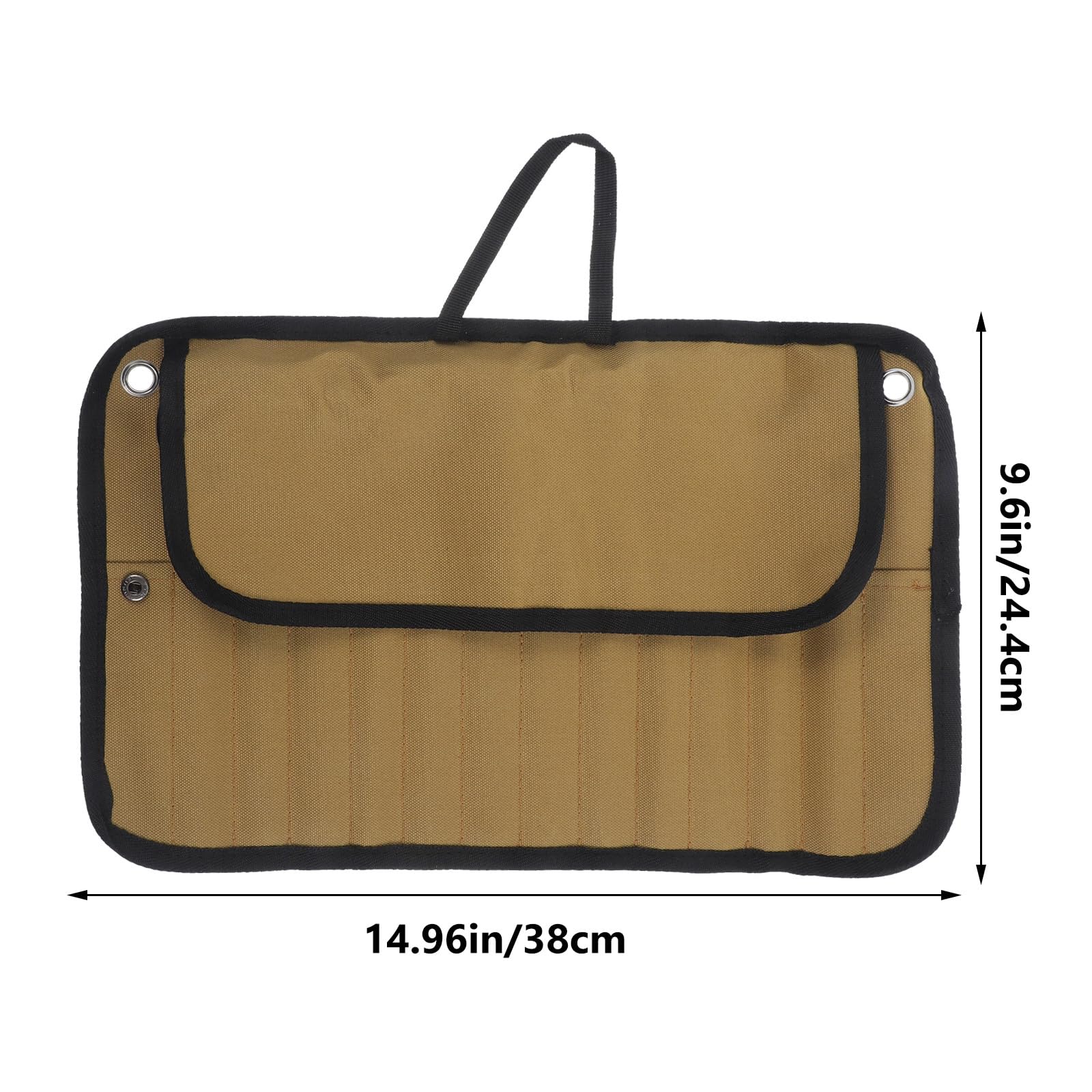 Alasum Set di Posate da Campeggio in Metallo Inossidabile e Nylon, Facile da Pulire e Portatile, per Picnic e Ristoranti, Completo Organizer