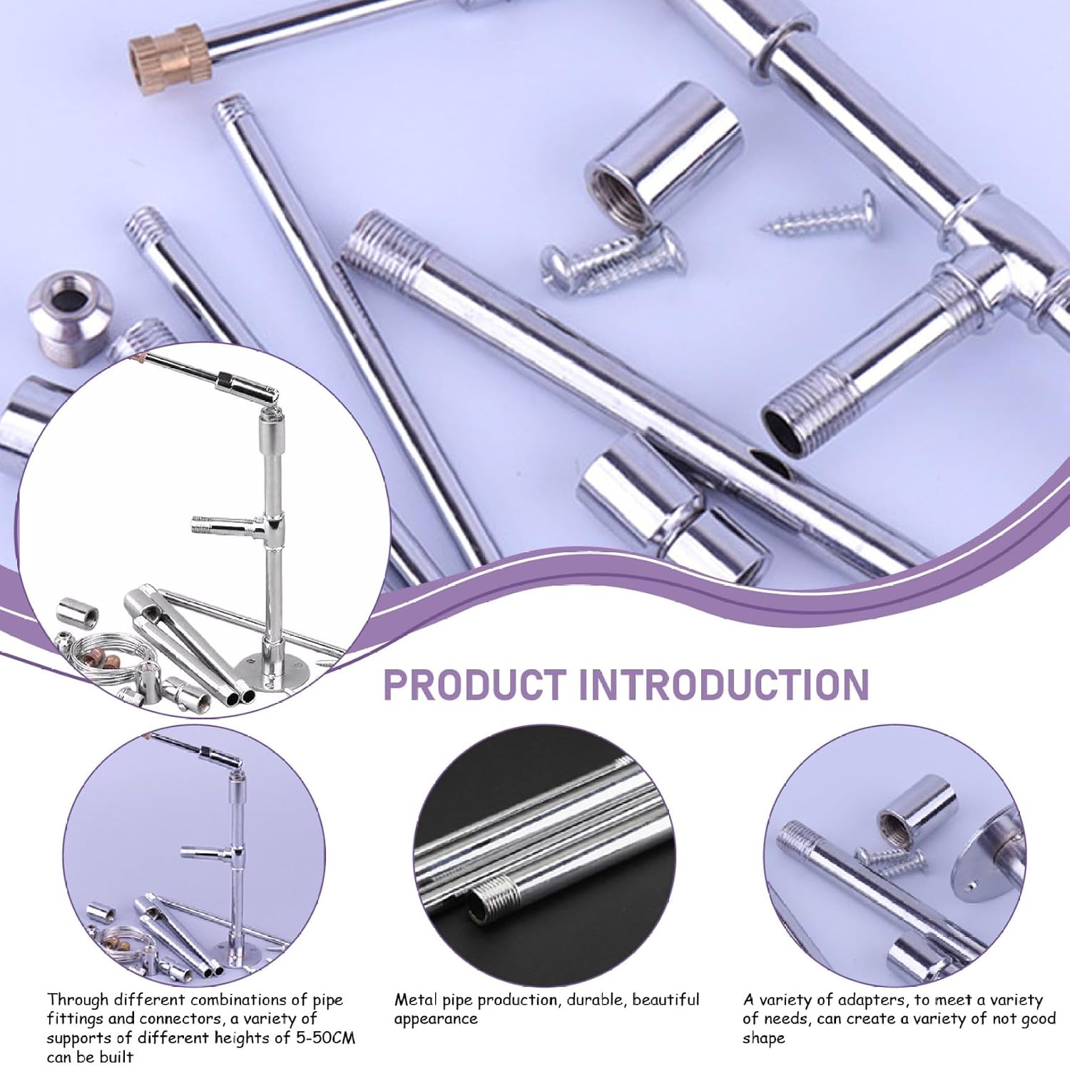 Action Figure Stand Clay Model Figure Stand Bracket Adjustable Metal Clay Sculpting Tools Metal Pipe Tools Stable Model Modeling for Sculpting Statue Craft