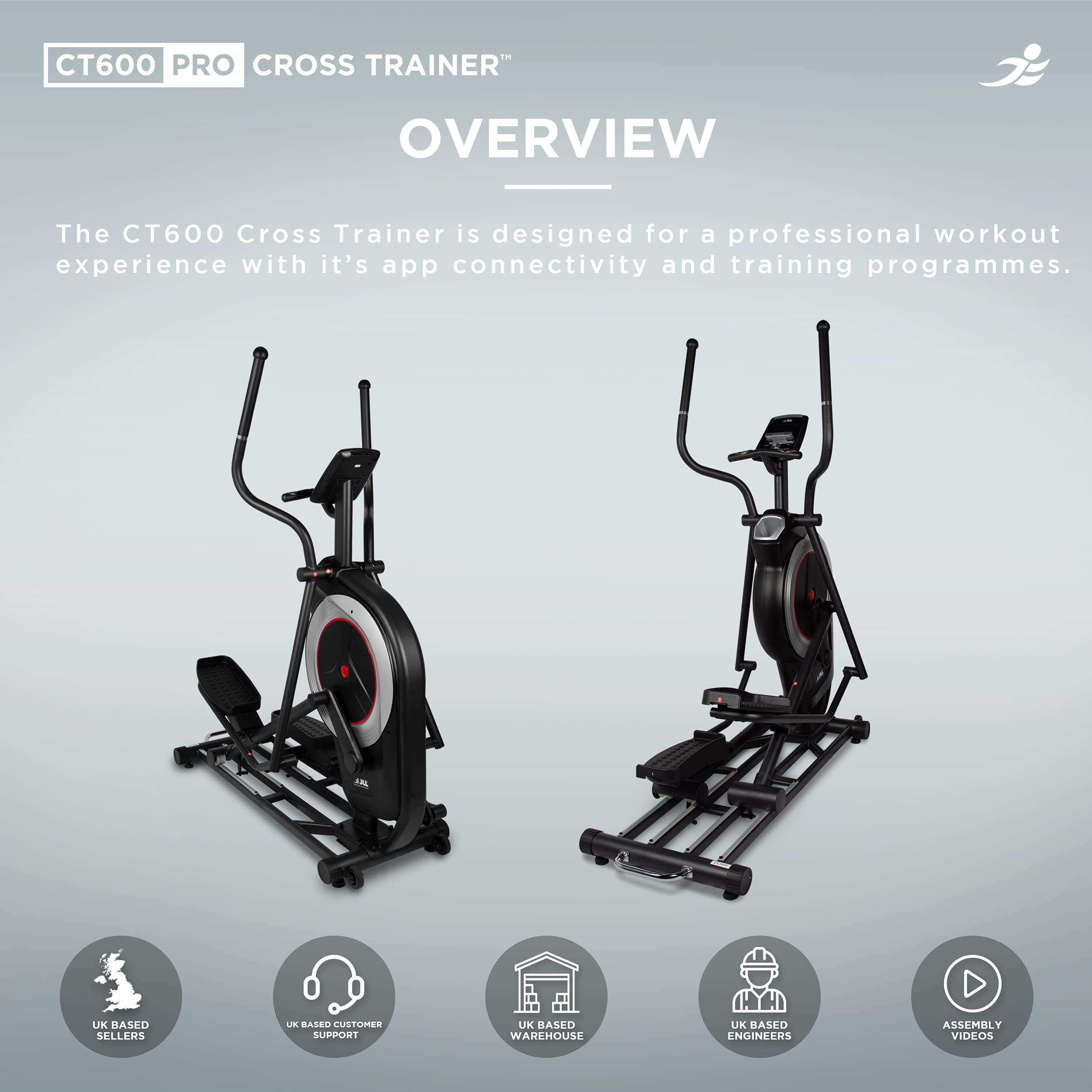 JLL CT600 PRO Elliptical Cross Trainer, 2022 Electronic