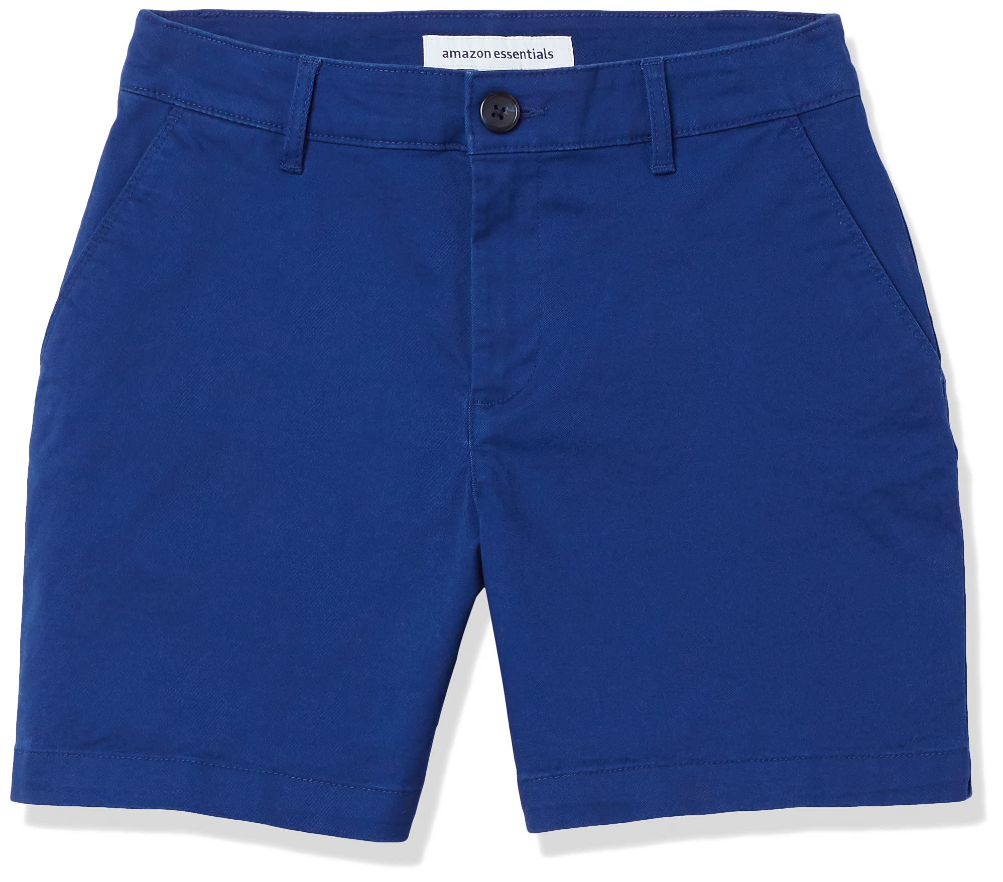 Amazon Essentials Kobiety Średniej wysokości Slim-Fit 14 cm Inseam Khaki krótkie (dostępne w prostych i krągłych krojach)