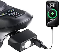 Vista 1 de Accesorios para silla de ruedas eléctrica, luz LED, cabezal XLR de 3 pines, ángulo ajustable de alto brillo, controlador de iluminación nocturna