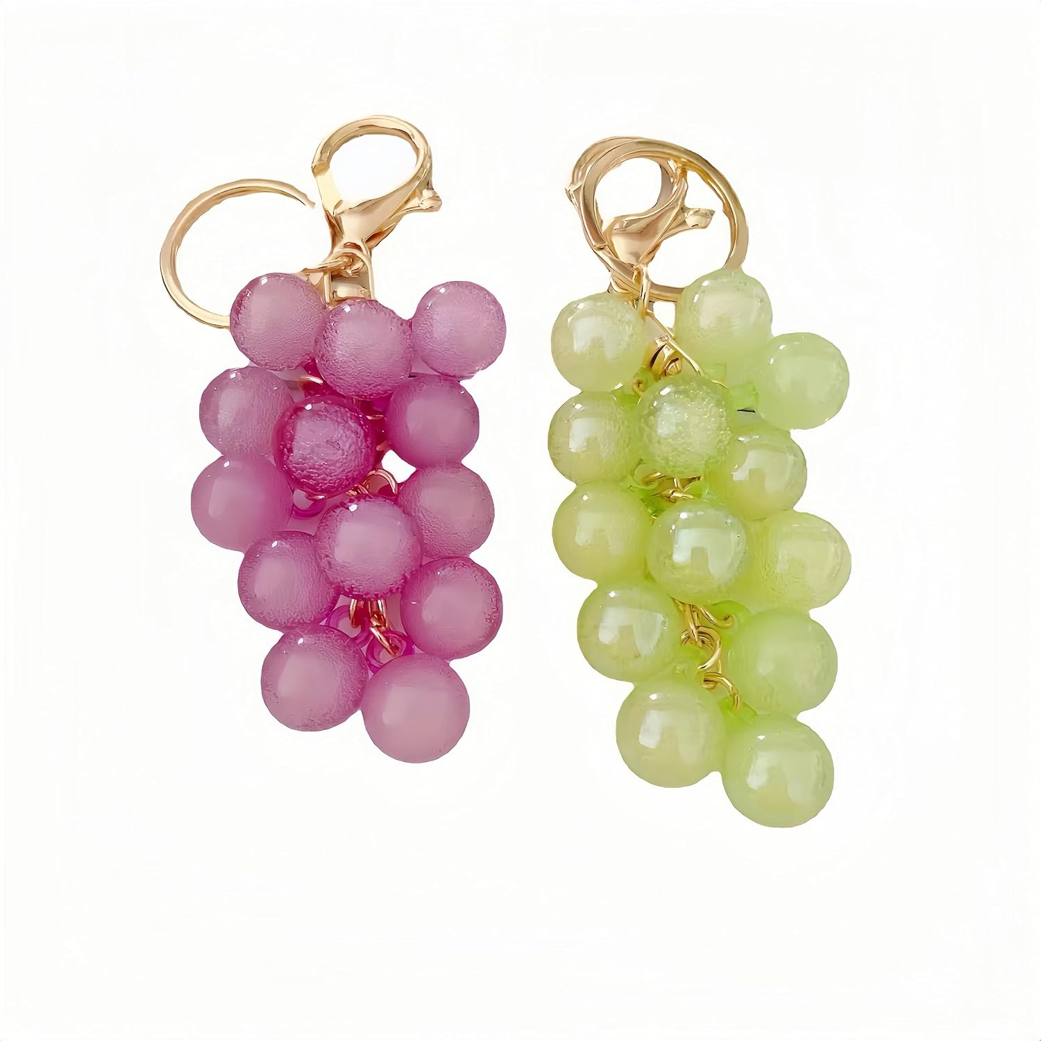 Grape Keychain，Backpack Charms，Purse Accessories Charms，Cute Keychains and Car, Can Personalize Your Bag image 4