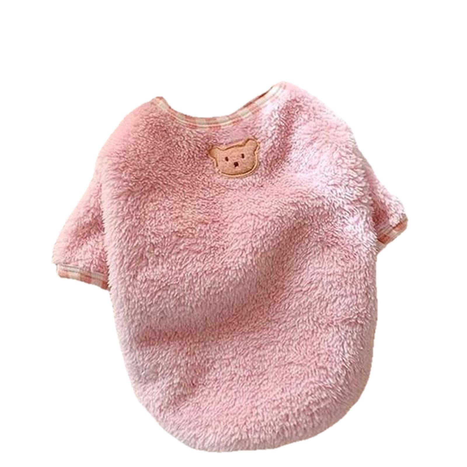 Manteau chiens vêtements de chien d'hiver polaire rose S