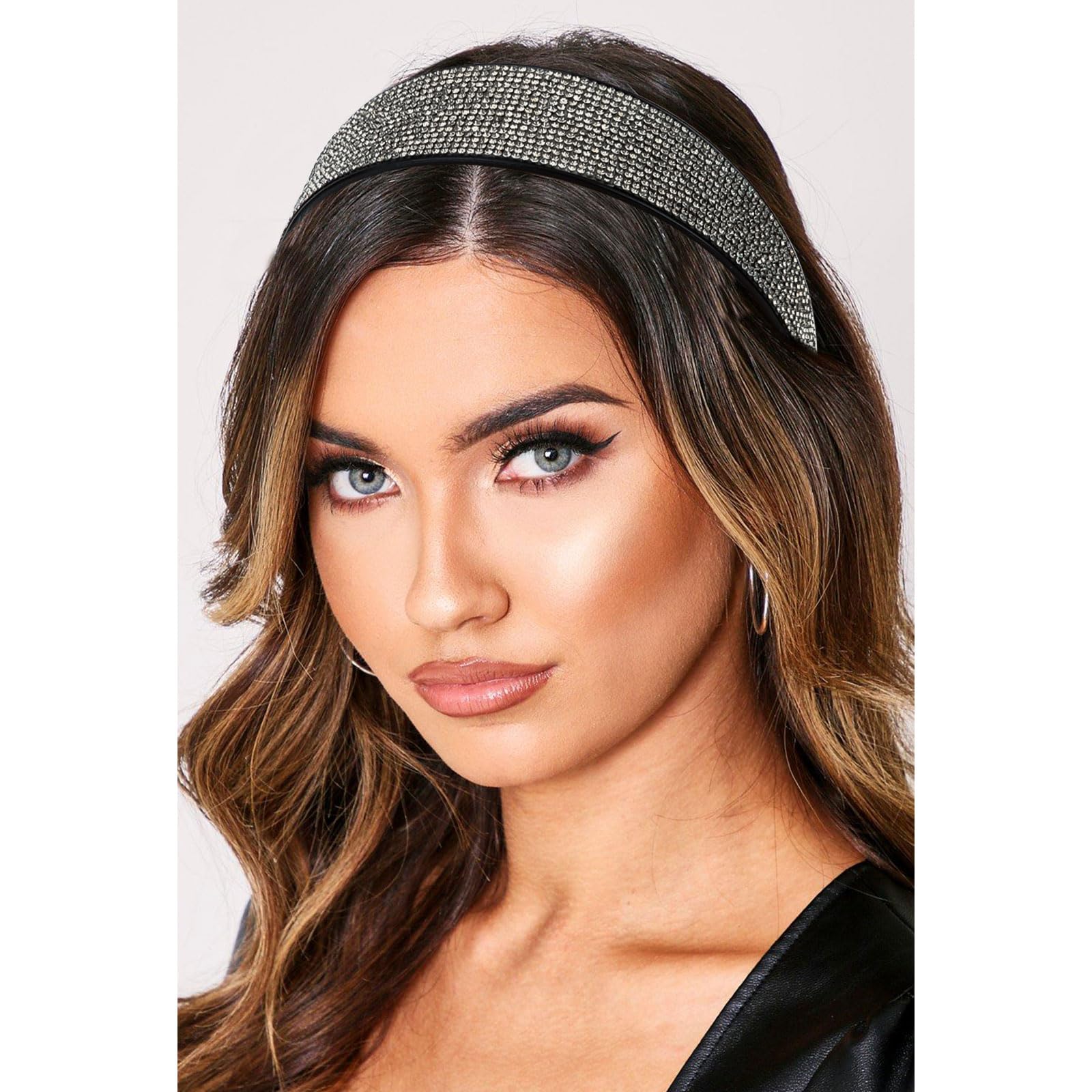 Amazon.com : Amariver Gray Rhinestone Sparkly Glitter  display picture 2