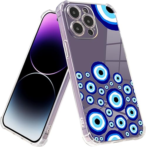 Vista 299 de Roemary Buffertech - Funda protectora para iPhone 13 Pro Max con diseño Golden Retriever, diseño de arcoíris con protector de pantalla