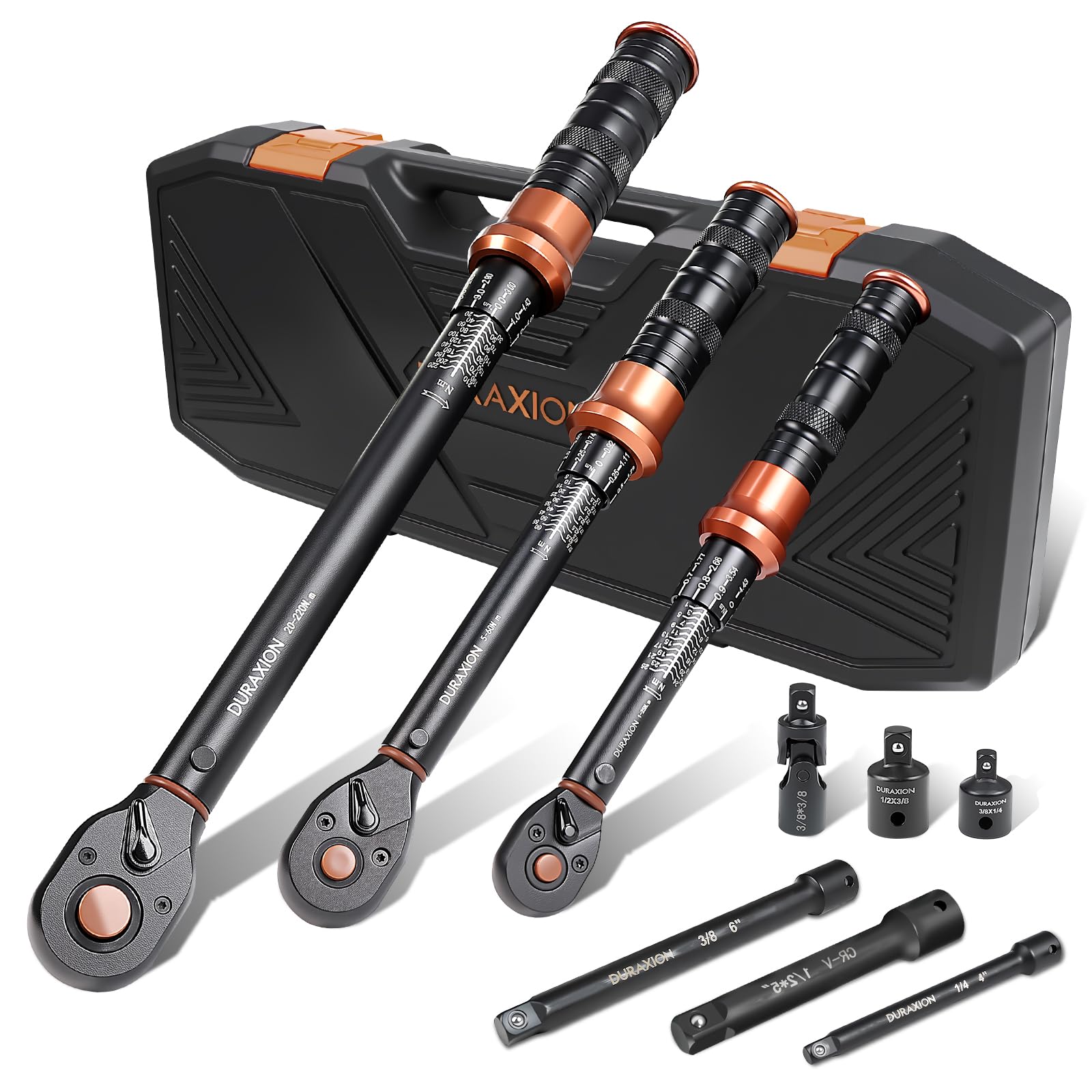 Amazon | DURAXION トルクレンチ セットプレセット型 9点組 差込角 3/8