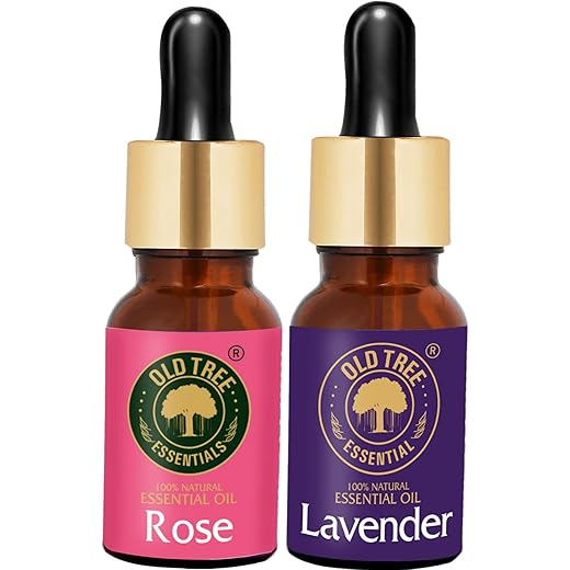 Old Tree Rose + Lavender Essential Oil Combo 15ml