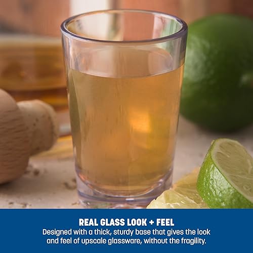 Miniatura 4 de Carlisle FoodService Products Alibi - Vaso de chupito para restaurante, cocina y bar, plástico, 2 onzas, transparente (paquete de 24)