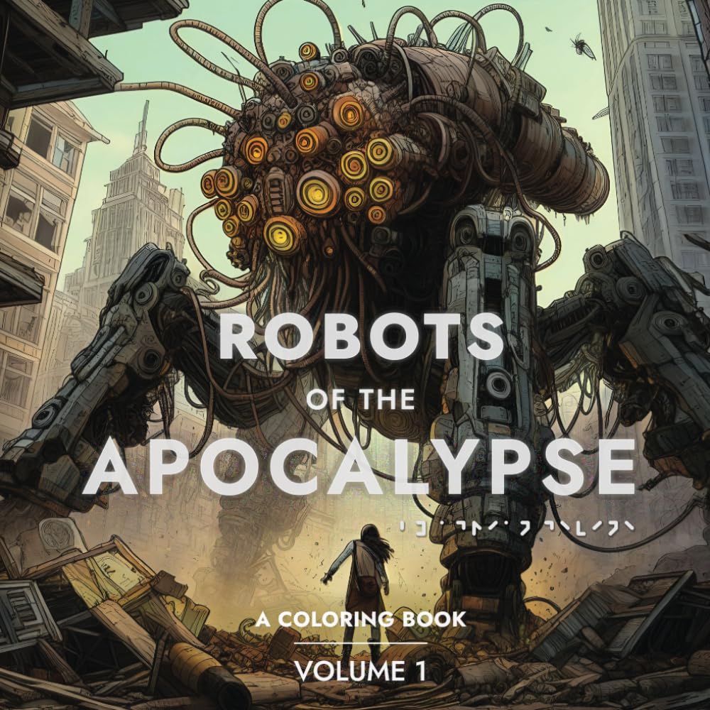 Robots of the Apocalypse - A Coloring Book - Volume 1