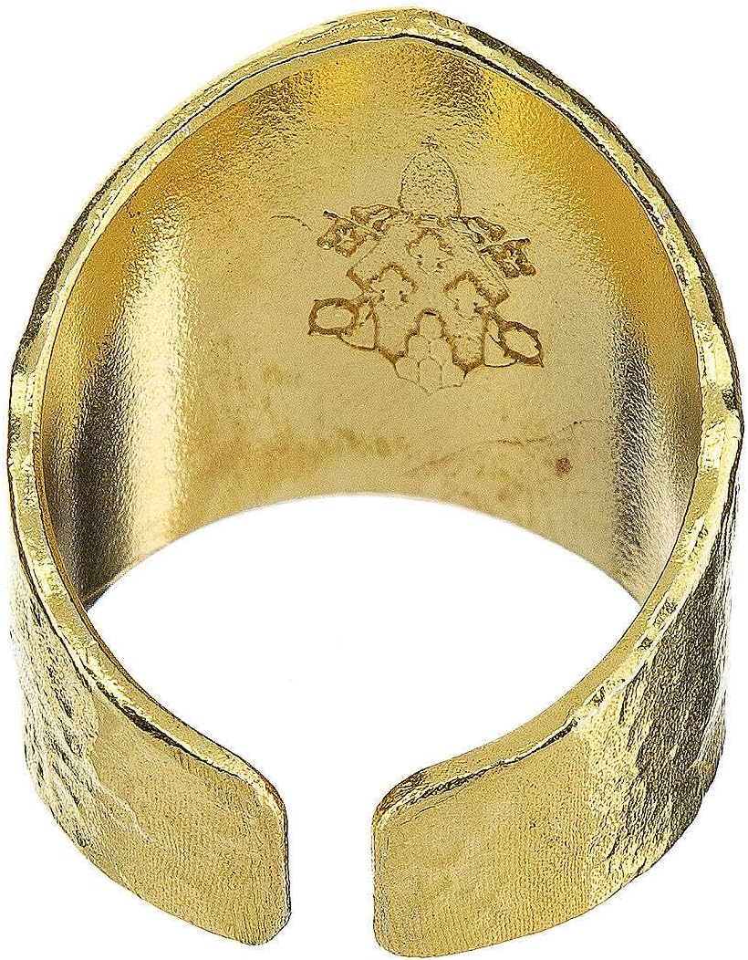 Bishop Ring Paul VI Council Golden Silver 925