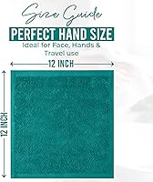 Vista 296 de DAN RIVER Juego de 4 toallas de baño, 27 x 54 pulgadas, 100% algodón, más grandes y ligeras, de secado rápido, súper suaves y absorbentes, toallas