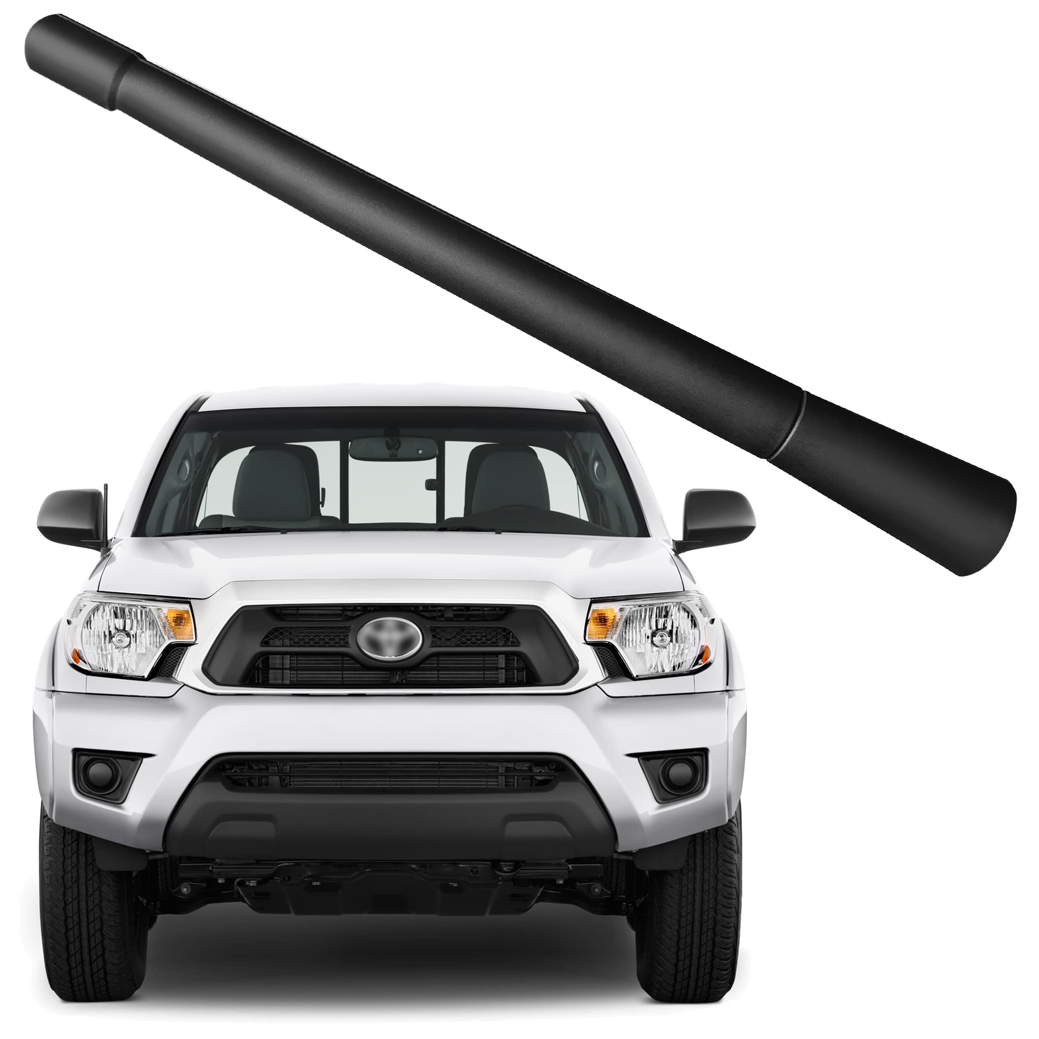 7 Inch Antenna Replacement for Toyota Tacoma (1995-2016), Toyota Tacoma Antenna, Flexible Rubber Antenna Mast