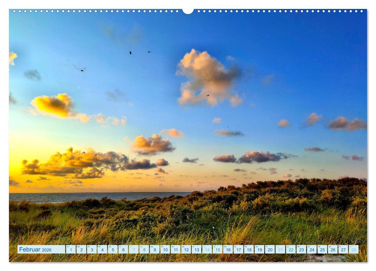 Beach Light Inspiration (hochwertiger Premium Wandkalender 2026 DIN A2 quer), Kunstdruck in Hochglanz: Strand Motivation, Lichtzauber (CALVENDO Natur)