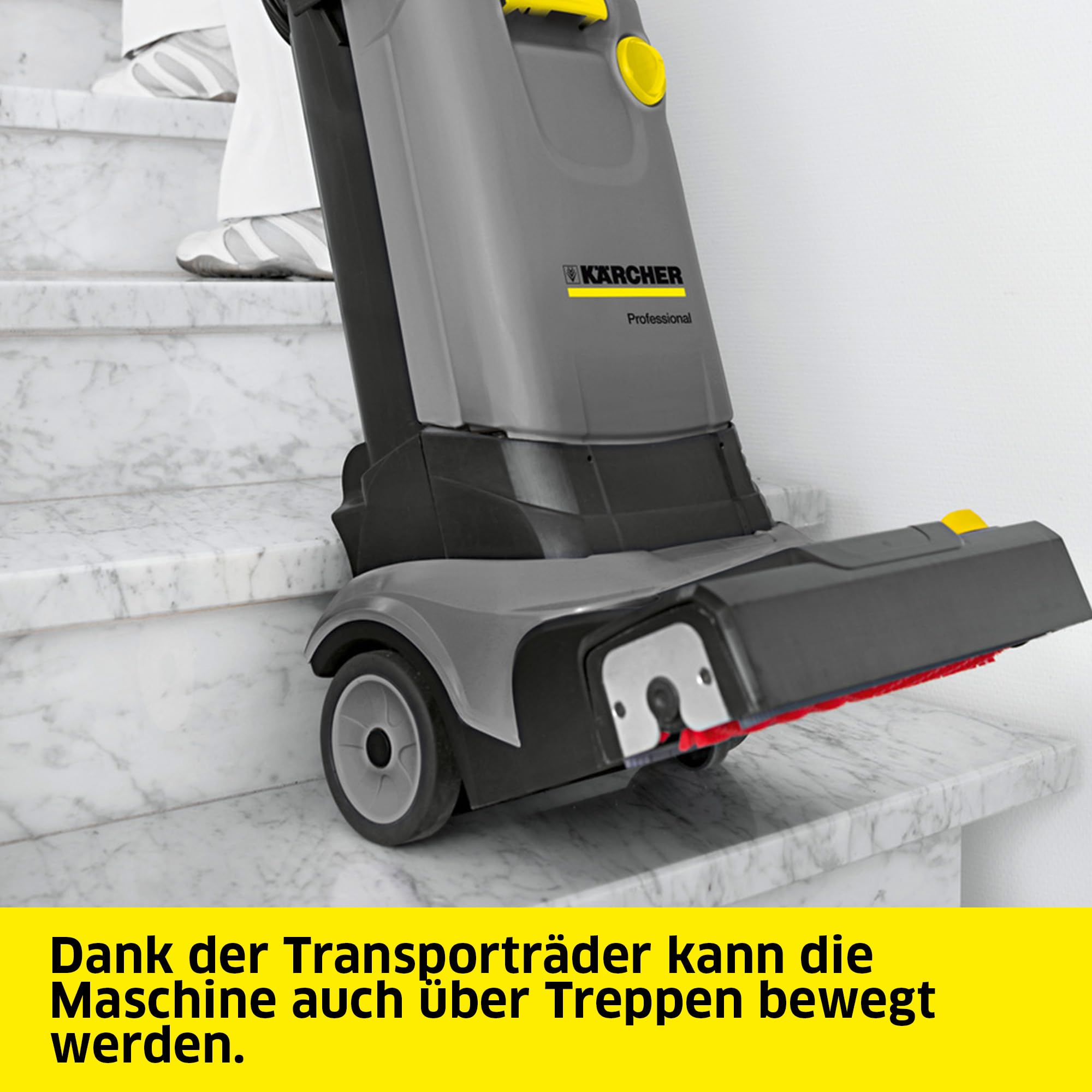 Kärcher Scheuersaugmaschine BR 30/4 C Ep, Leistung: 820 W, Flächenleistung: max. 200 m2, Netzbetrieb, 2-Tank-System, Arbeitsbreite: 300 mm, Walzenbürste
