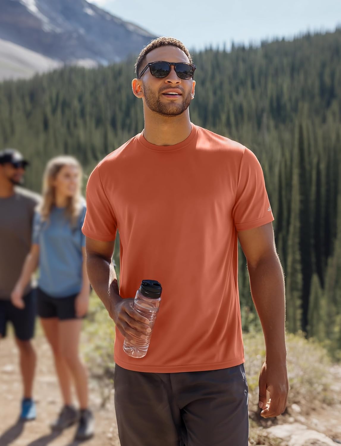 Zengjo Mens Athletic Shirts Moisture-Wicking Quick Dry Workout Tees Lightweight Crewneck T-Shirts for Running Gym Casual Work - Image 5