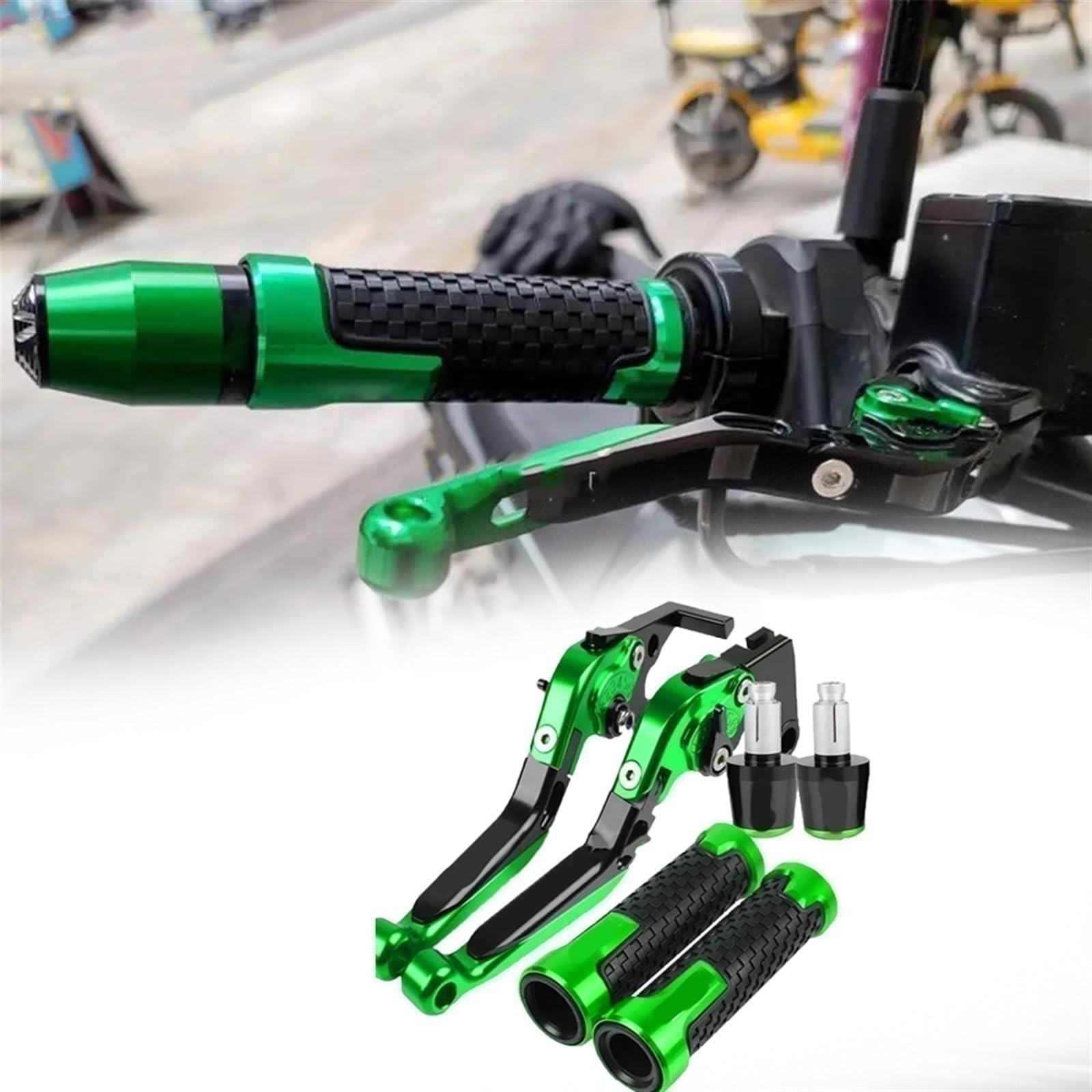 V-Trec Safety Motorrad Kupplung Bremshebel-Set Für Honda CBF-600-S 04-07 Klappba