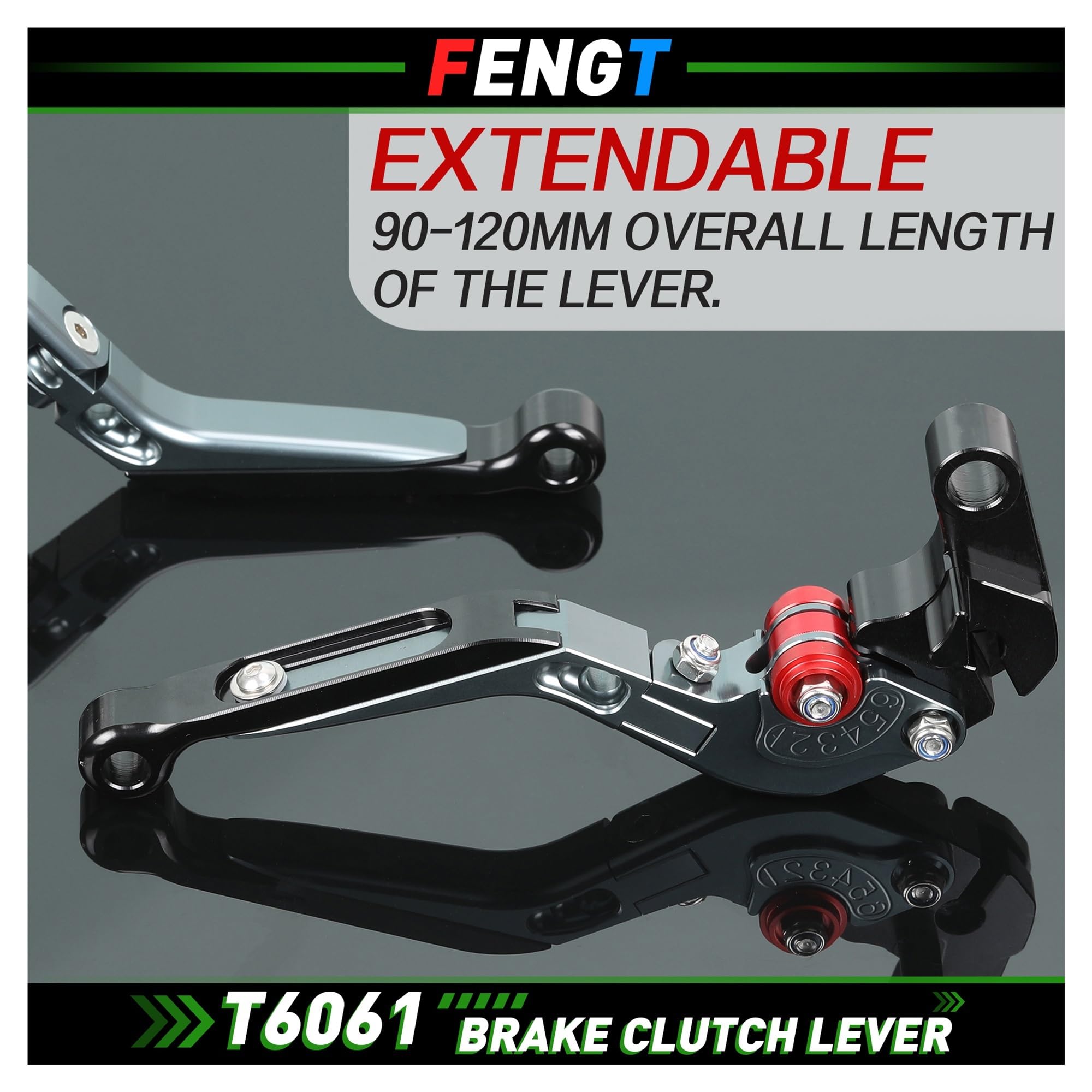 Moto Leviers d'embrayage Frein pour VE&RSYS 650 2006-2024 Moto Levier De Frein Levier d'embrayage Ensemble Réglable Pliable Poignée Garde Leviers Poignée