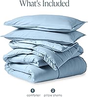 Vista 225 de Bare Home Comforter Set - King/California King Size - Ultra-Soft - Goose Down Alternative - Premium 1800 Series - All Season Warmth