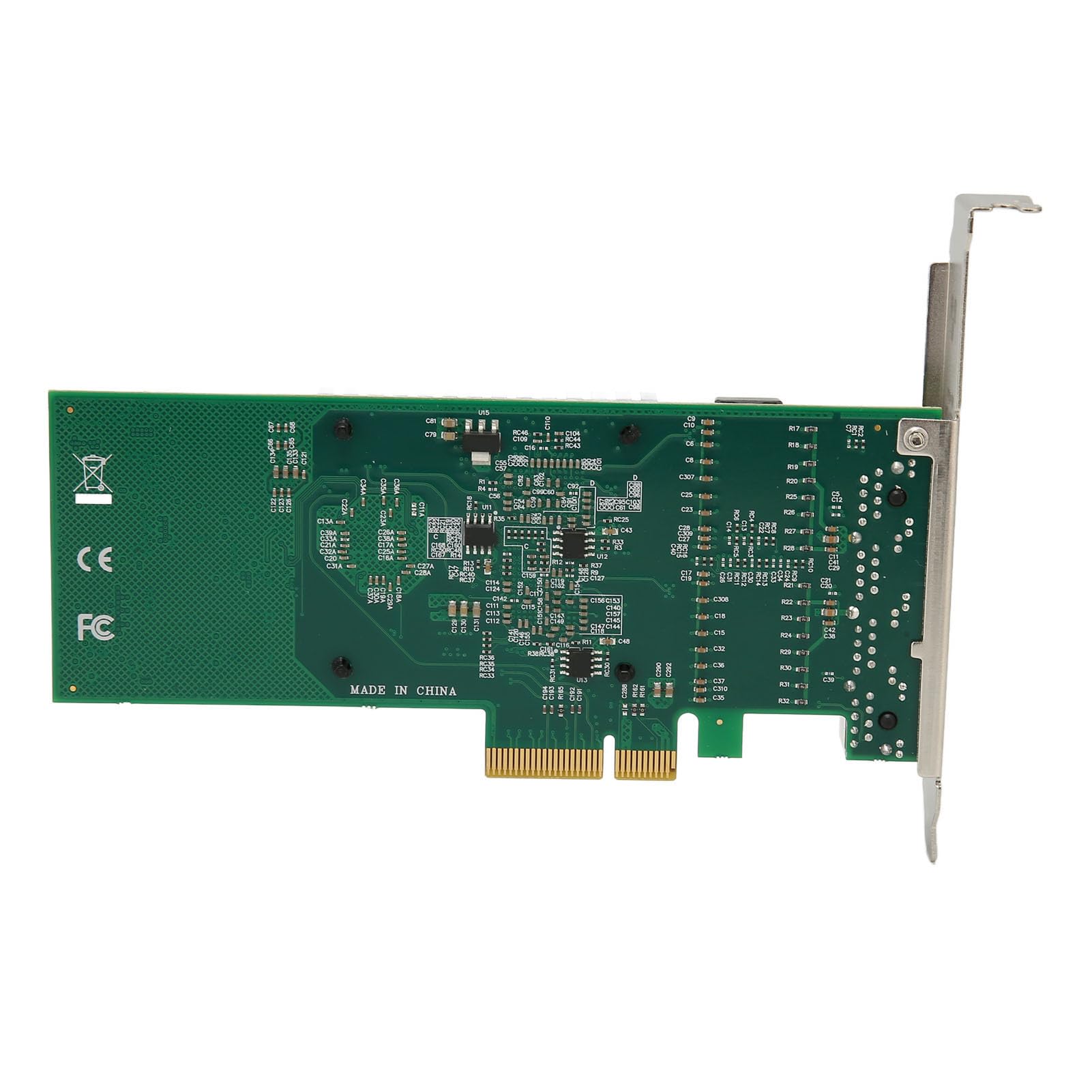 Carte Réseau Gigabit PCIe, Adaptateur de Serveur en Cuivre RJ45 4