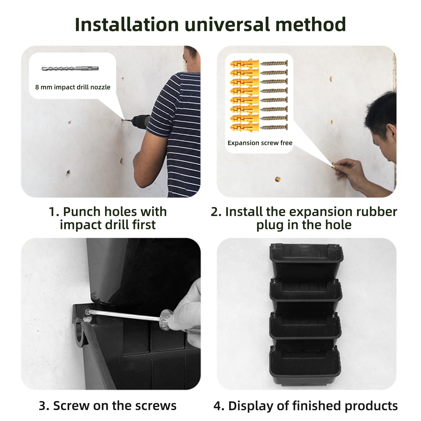 Maceta de pared con riego automático, bolsas colgantes exteriores, pared verde vertical
