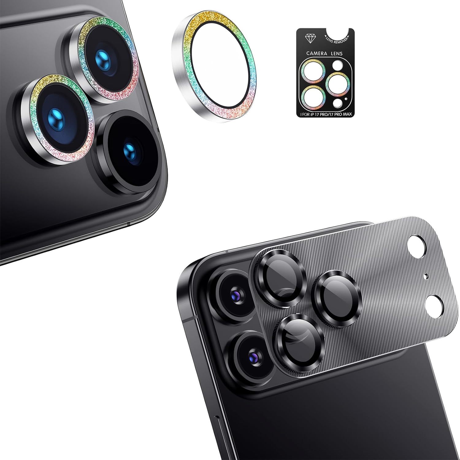 AFARER Camera Lens Protector for iPhone 17 Pro