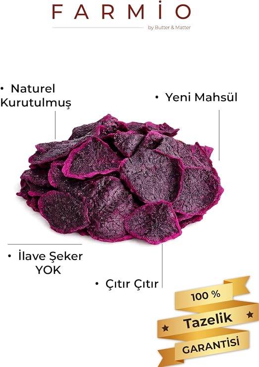 Şekersiz Kurutulmuş Ejder Meyvesi 210gr - Doğal ve Katkısız