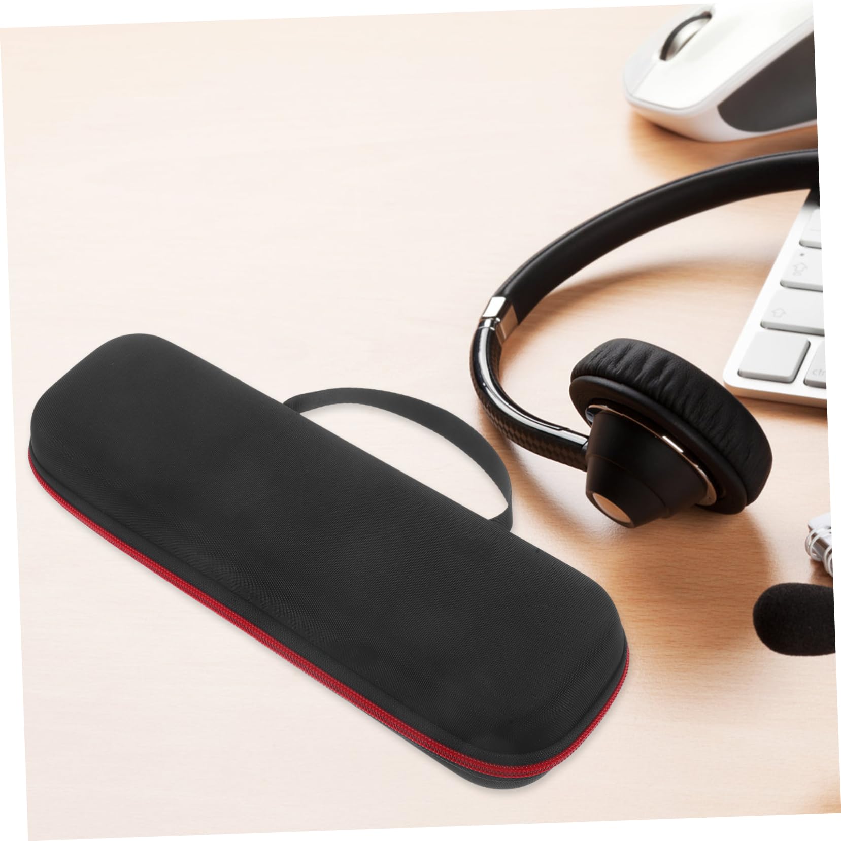 Sac de rangement pour microphone sans fil - Portable - Avec protection contre les chocs - Pour support de microphone et accessoires - 31 x 10 x 6 cm - Pour scène et voyage