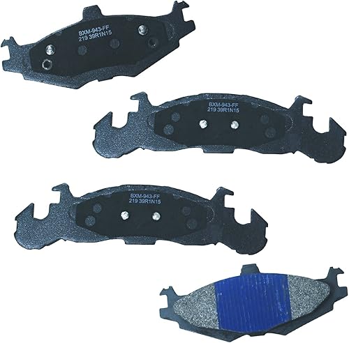 Vista 27 de Bendix Premium SBM8 - Pastillas de freno semimetálicas Premium para modelos seleccionados Buick Special, Camaro, Corvette, Phaeton, Olds F85, Vista