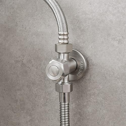 Miniatura 4 de WS024AF2 - Juego de 2 pulverizadores para bidé de acero inoxidable para inodoro