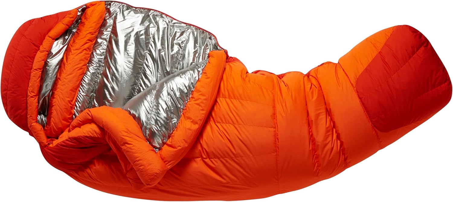Rab Andes Infinium Down Sleeping Bag - Lightweight Windproof Mummy Sleep Sack for Climbing & Mountaineering