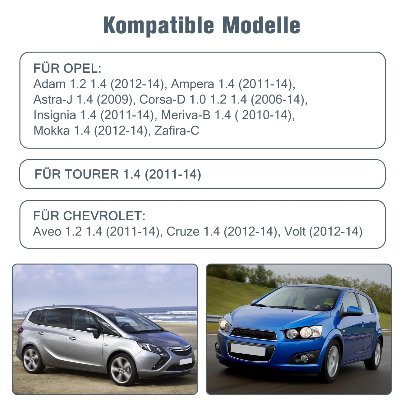 Kit d'outils de réglage du moteur, changement de courroie de distribution, changement de temps de commande à essence, kit d'outils de chaîne de distribution 1.0, 1.2, 1.4 Turbo pour Opel