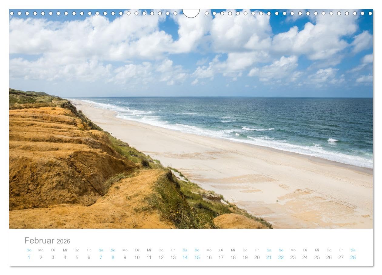 Sylt süchtig (Wandkalender 2026 DIN A3 quer), CALVENDO Monatskalender: Fantastische Meerblicke von der Sehnsuchtsinsel