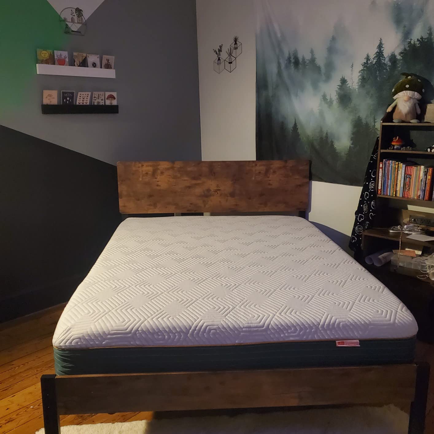 32/mo Finance Zeffly King Size Mattress 10 Inch, Gel Memory Foam