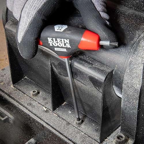 Miniatura 9 de Klein Tools JTH4E17 Llave hexagonal de 1/2 pulgada con mango en T Journeyman, 4 pulgadas