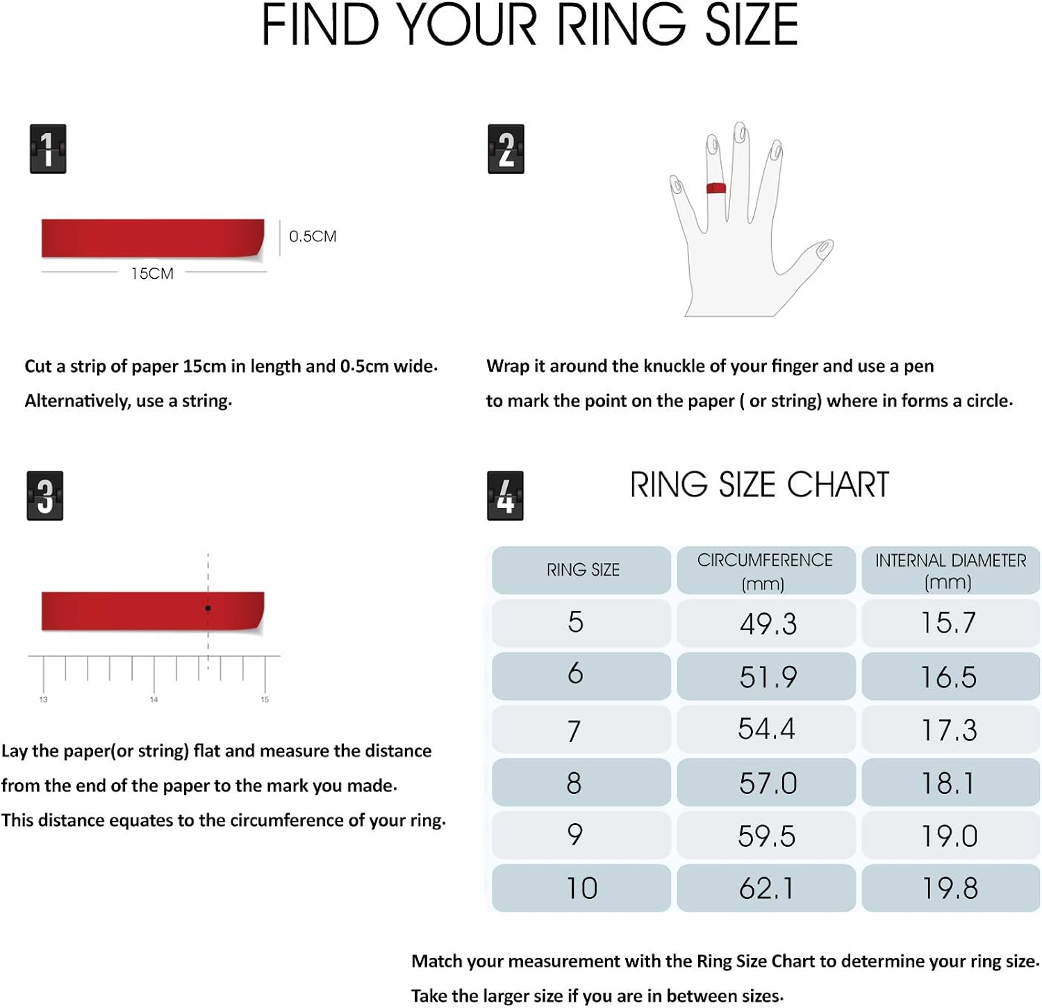 Chrishine Life Love Friendship Ring 18K Gold Plated Silver with Cubic Zirconia Stones Stainless Steel Promise Ring Wedding Band Jewelry Birthday Present for Her Women Teen Girls, Size from 5 to 10: Clothing, Shoes & Jewelry