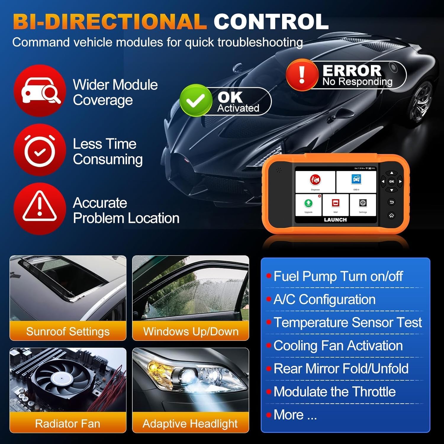 Bi-directional Control (Active Test) Demonstration
