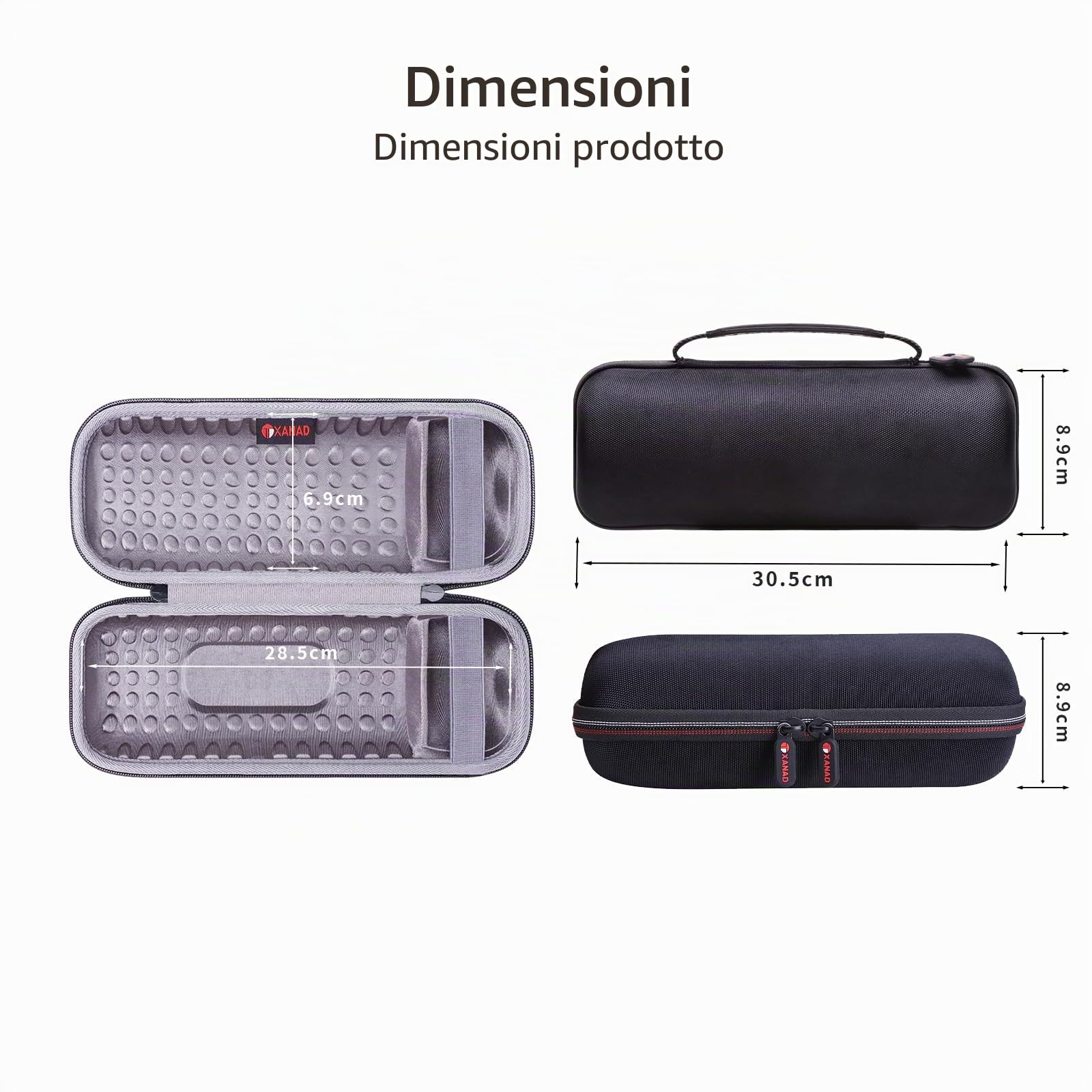 XANAD Custodia Rigida EVA per JBL Charge Essential/JBL Charge Essential 2 Speaker Bluetooth Portatile Caso per Cassa Altoparlante Bluetooth