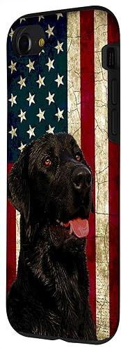 Miniatura 2 de Carcasa para iPhone SE (2020), 7 y 8, diseño de Labrador Retriever, color negro