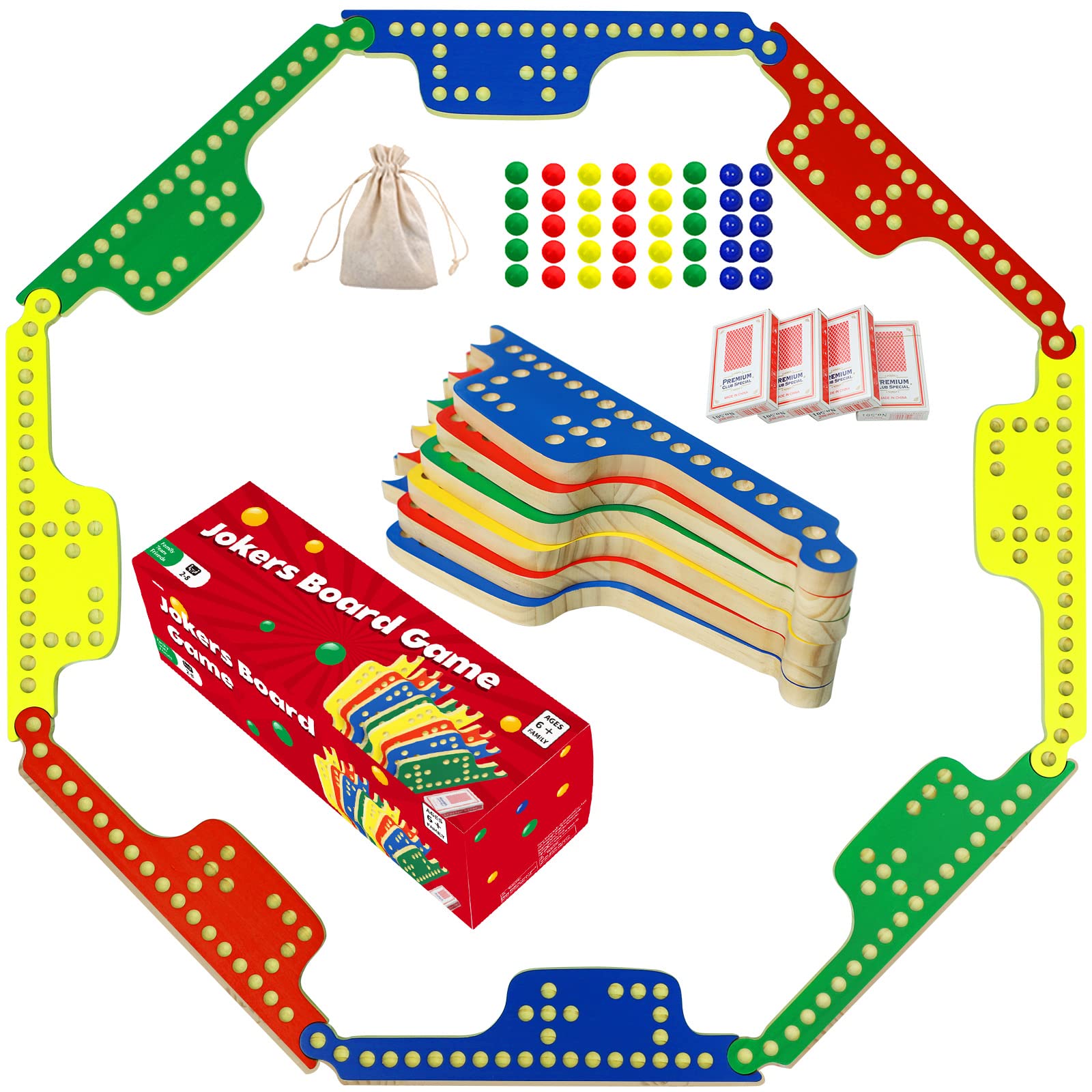 Marbles Board Game With Cards
