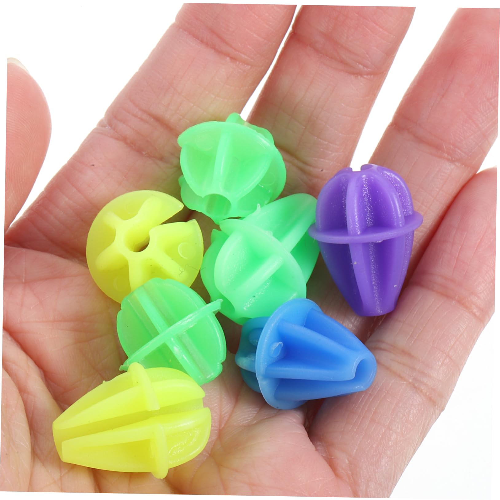 MUSISALY 72pcs Wheel Beads Decorations Bead Ornaments for Boys and Girls Smooth Edges Accessories for Customizing Bike Rims