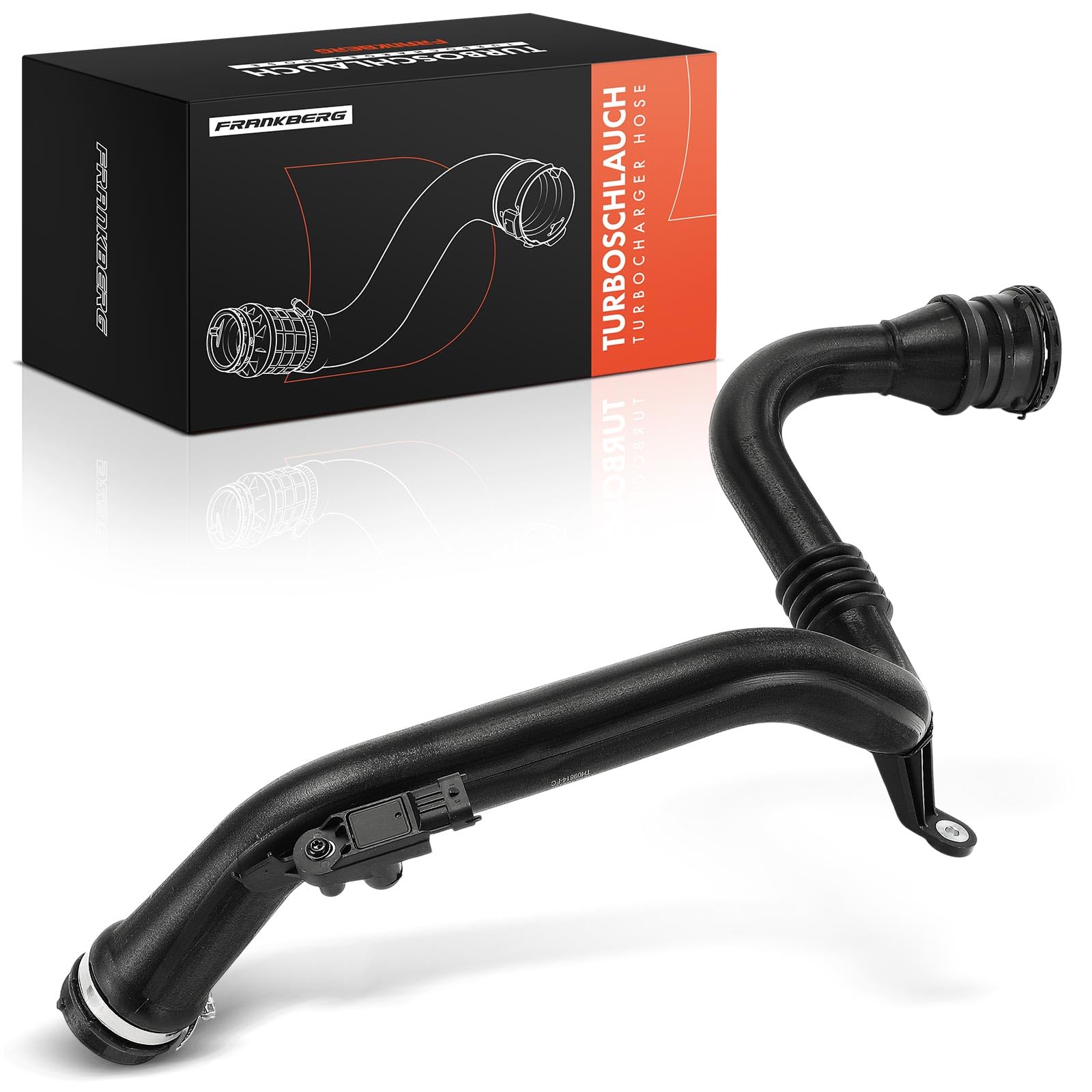 Frankberg Tubo intercooler lato freddo dopo il motore 8200981497 | Compatibile con: Scénic III JZ0/1, M.e.g.a.n.e III Grandtour KZ0/1, M.e.g.a.n.e III Hatchback B3 BZ0/1