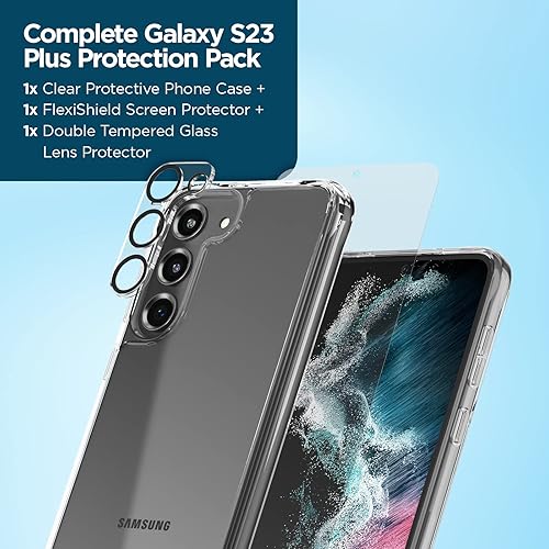 Miniatura 3 de Funda Case-Mate para Samsung Galaxy S23 Plus 3en1 con protector de pantalla FlexiShield y protector de lente de cámara 6.6" protección contra caídas