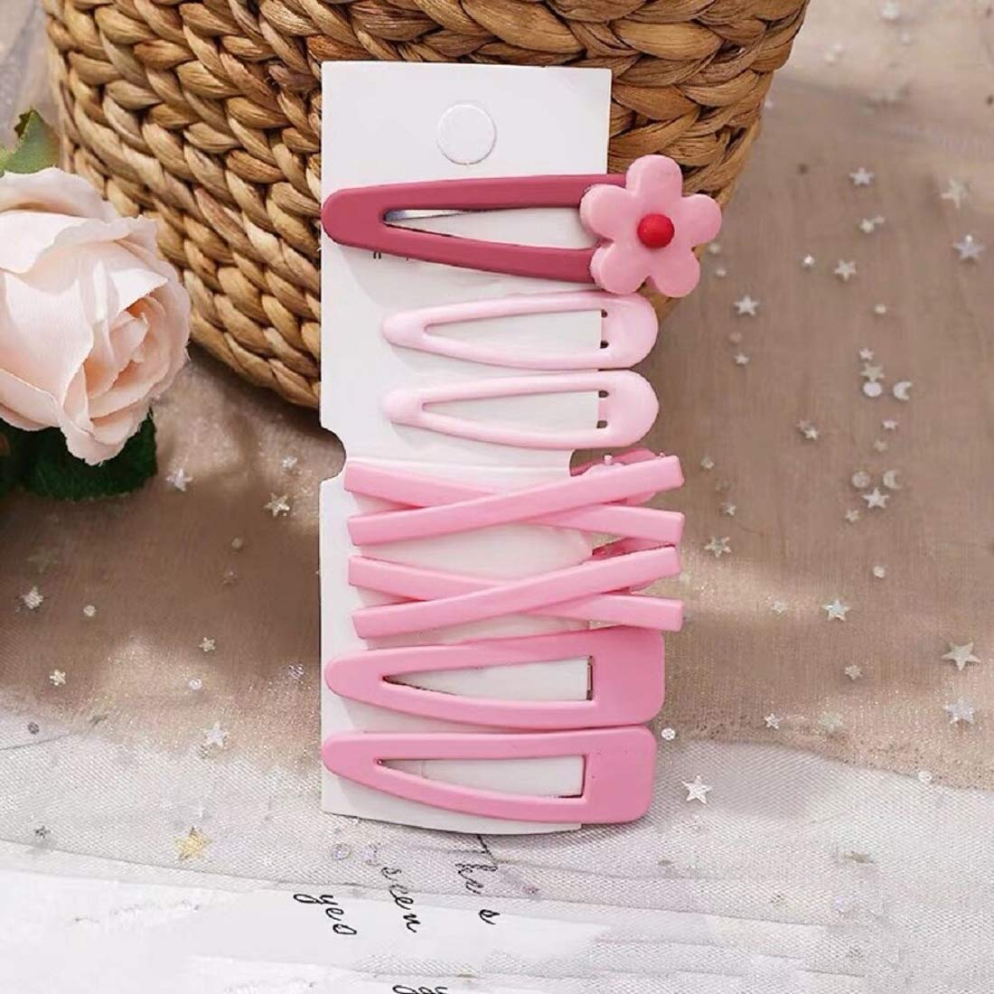 Women's Delicate Shining Seamless Hairclip, Elegant Design